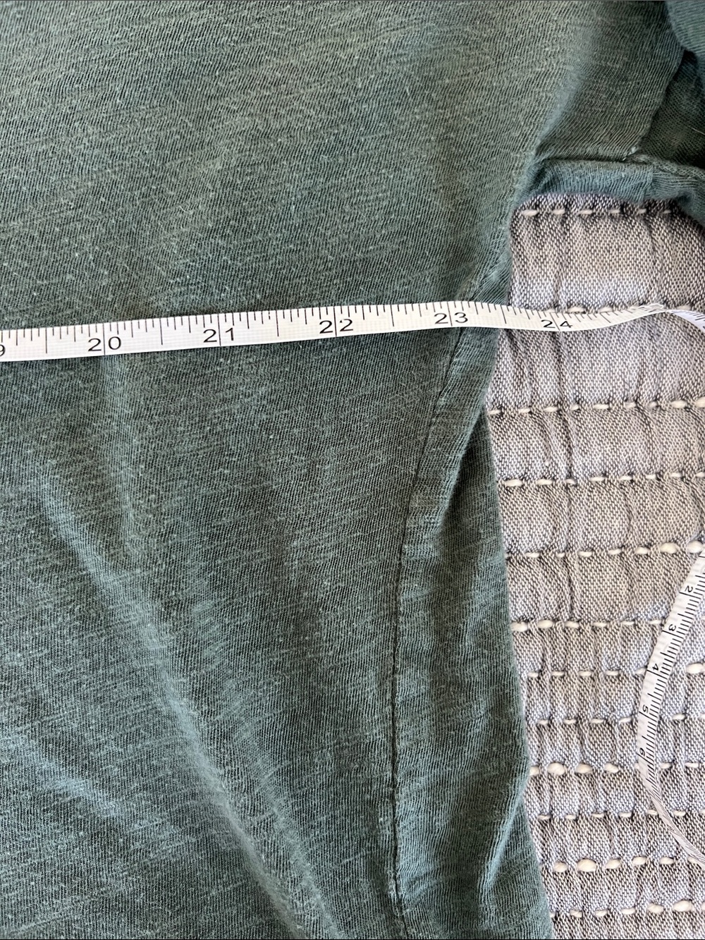 Lucky Brand V-Neck Long Sleeve Top in Muted Teal - Picture 6 of 8